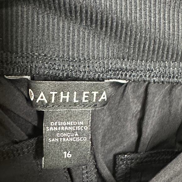 ATHLETA Brooklyn Ankle Pants Black Sz 16 {G39} - Picture 4 of 5